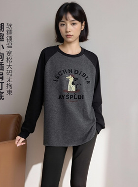 可风各T恤511011P86K137.6潮趣小狗印花T恤衫上衣女