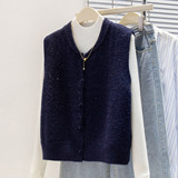 可风各针织马甲510030P42K67.2韩系显白针织马甲女，女装马甲，可风各