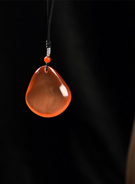 鱼惊石吊坠防惊吓项链