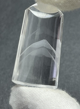 天然白水晶包裹千层银山无事牌吊坠多层银山水晶方牌流行百搭饰品