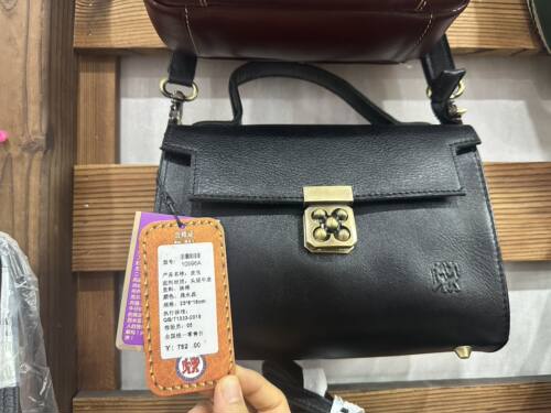 嬉皮士2025新款时尚百搭手提包女高级感小众设计单肩斜挎包10996A