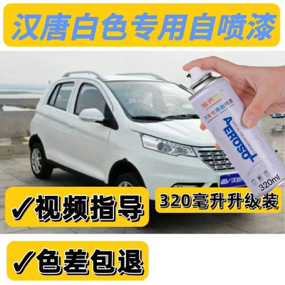汉唐Q3 Q5E Q7 Q8电动汽车手自喷漆白色车漆蓝色防锈划痕修复补漆