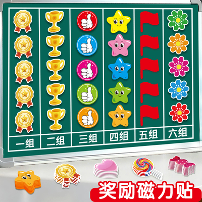 创意卡通儿童积分奖励磁力贴教具