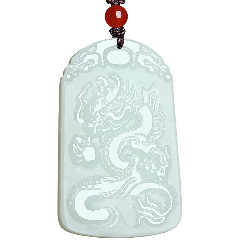 天然吊坠龙凤挂件玉石饰品