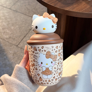 Hellokitty保温杯三丽鸥水杯女生可爱甜酷吸管便携小奶杯学生杯子