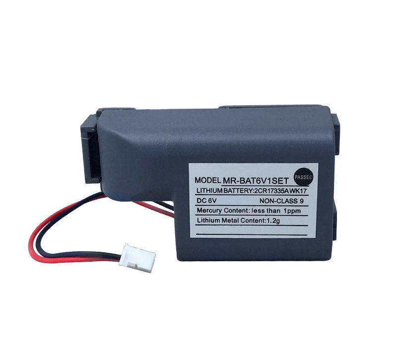 三菱MR-J4伺服锂电池 MR-BAT6V1SET 6V 2CR17335