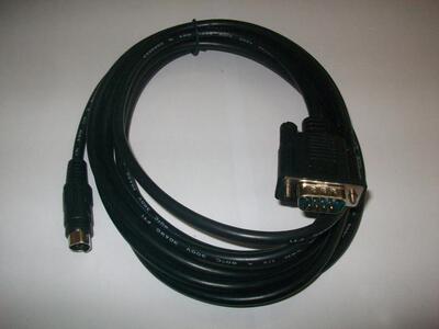 DOP-CA232DP,HMI 对DVP-PLC RS232 通讯传输线,触摸屏连PLC数据线
