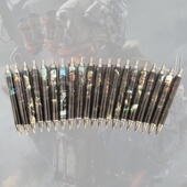 三角洲行动游戏周边中性笔周边文具笔芯黑色st按动中性笔学生黑笔