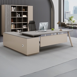 老板桌经理办公桌椅组合领导主管桌总裁桌单人办公室家具现代简约