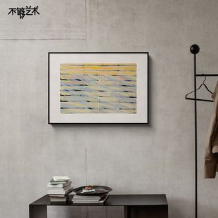 不够艺术 北欧风玄关抽象简约装饰画小众客厅背景墙挂画房间壁画