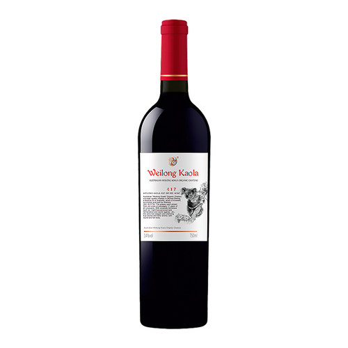 威龙考拉417干红葡萄酒14度赤霞珠西拉红酒整箱750ml官方旗舰店