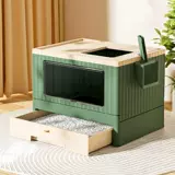 Кошачий песчаный горшок с полным дезодорантом для туалета кошачьего супер -большего ящика, дезодорант, дезодорант -кошачьи кошка против пиццы пиццы дезодорант