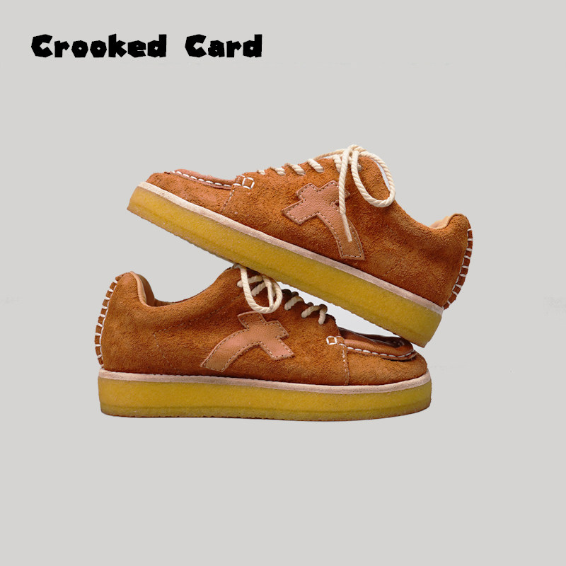 CROOKED CARD 25S 爱马橙 厚底时尚休闲 袋鼠鞋