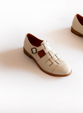 |女款|真皮底 搭扣凉鞋 多色可选sandal 莫克式凉鞋swing摇摆舞鞋