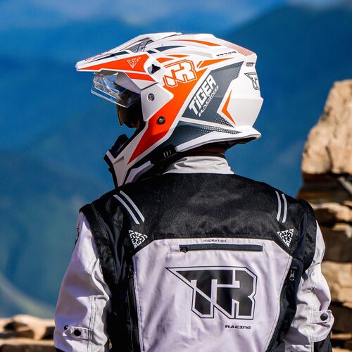 TR虎牌摩托车拉力盔ADV机车摩旅长途骑行男女四季通用双镜片防雾