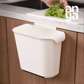安雅壁挂式 垃圾桶收桌家用厨房客厅卫生间收纳橱柜门夹缝小巧无盖