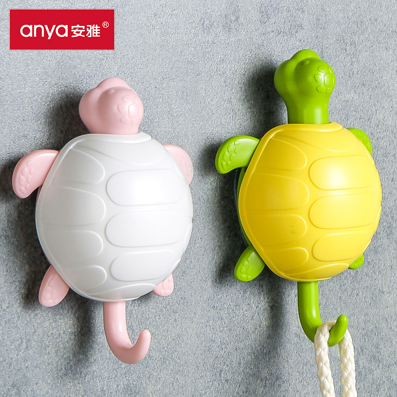 安雅海龟挂钩壁挂门后挂衣钩子家用浴室置物墙壁免钉无痕粘钩卡通,收纳整理,挂钩/粘钩,淘宝优惠券,粉丝福利购,淘宝优惠卷