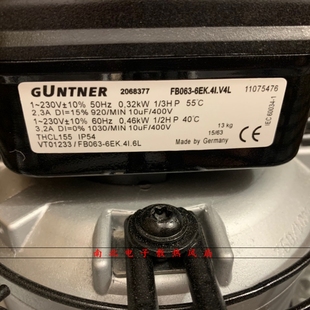 ZIEHL 世图兹空调轴流风机 ABEGG型号ASD562A 6EK.4I.V4L FB063