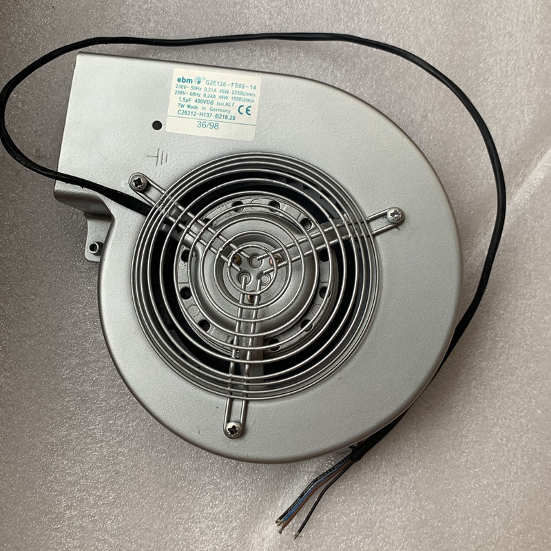 德国进口EBMPAPST G2E120-FS08-14 230V 46W 全铁耐高温鼓风机