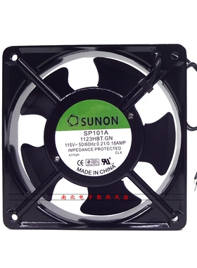 SUNON建准 SP101A 1123HST.GN 1123HBT.GN 115V 12CM机柜散热风扇