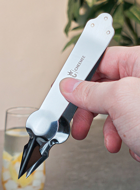 加厚不锈钢菠萝去眼器家用凤梨挖眼夹子水果刀削皮刀菠萝专用刀