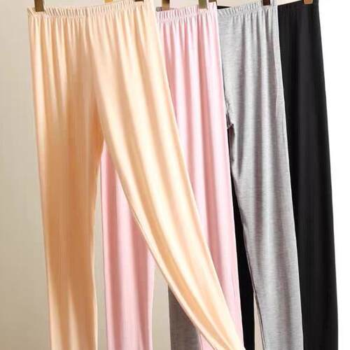 超薄款莫代尔衬裤秋裤高弹力女