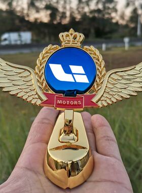 理想OEN立体车标理想L9装饰标志贴金属配件改装前脸车头个性立标