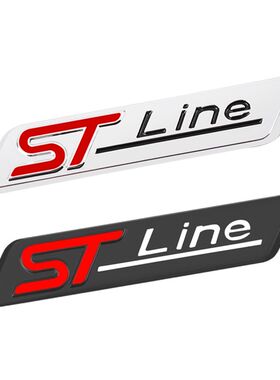 适用于福特23款锐界L金属车标高配翼子板STLine侧标改装ST后尾标