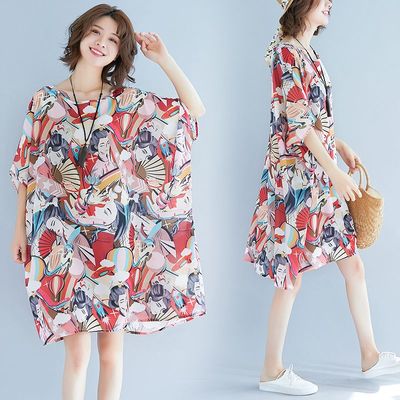 大码女装气质连衣裙女夏