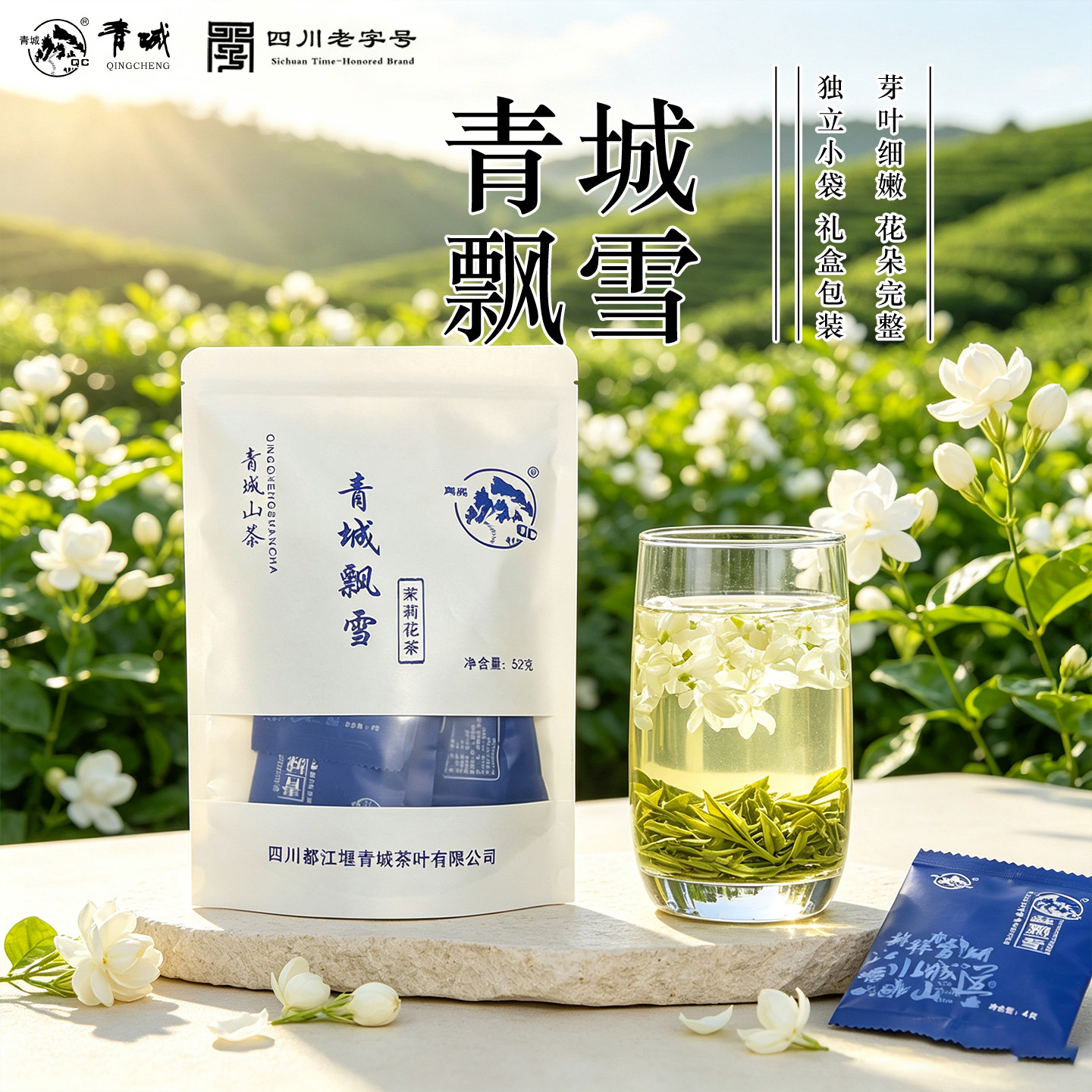 特级茉莉花茶独立小袋装干净便携