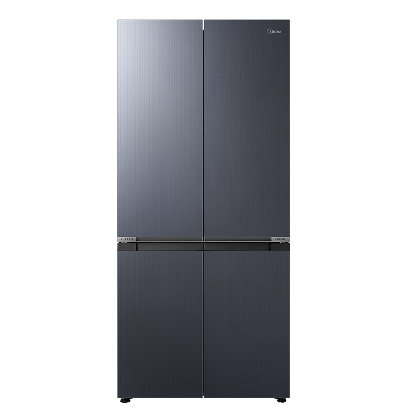 Midea/美的 BCD-527WUSGPZMA微晶系列大容量超薄对开门家用电冰箱