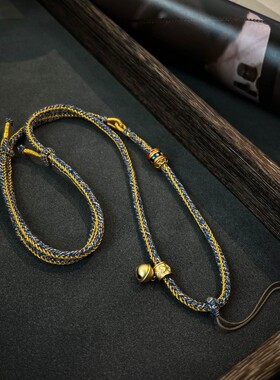 藏式手工编制吊坠绳男女佛牌可调节毛衣链饰品礼物长款饰品挂件