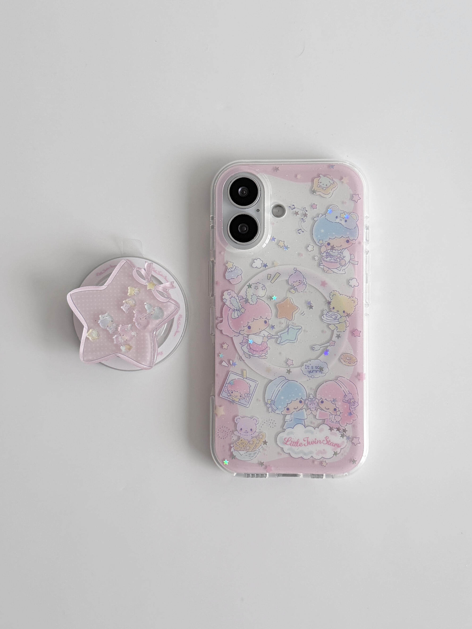 闪粉双子星磁吸晕染粉ins闪粉手机壳适用17promax苹果iphone17pro保护iPhone16pro双层iPhone17苹果15pro