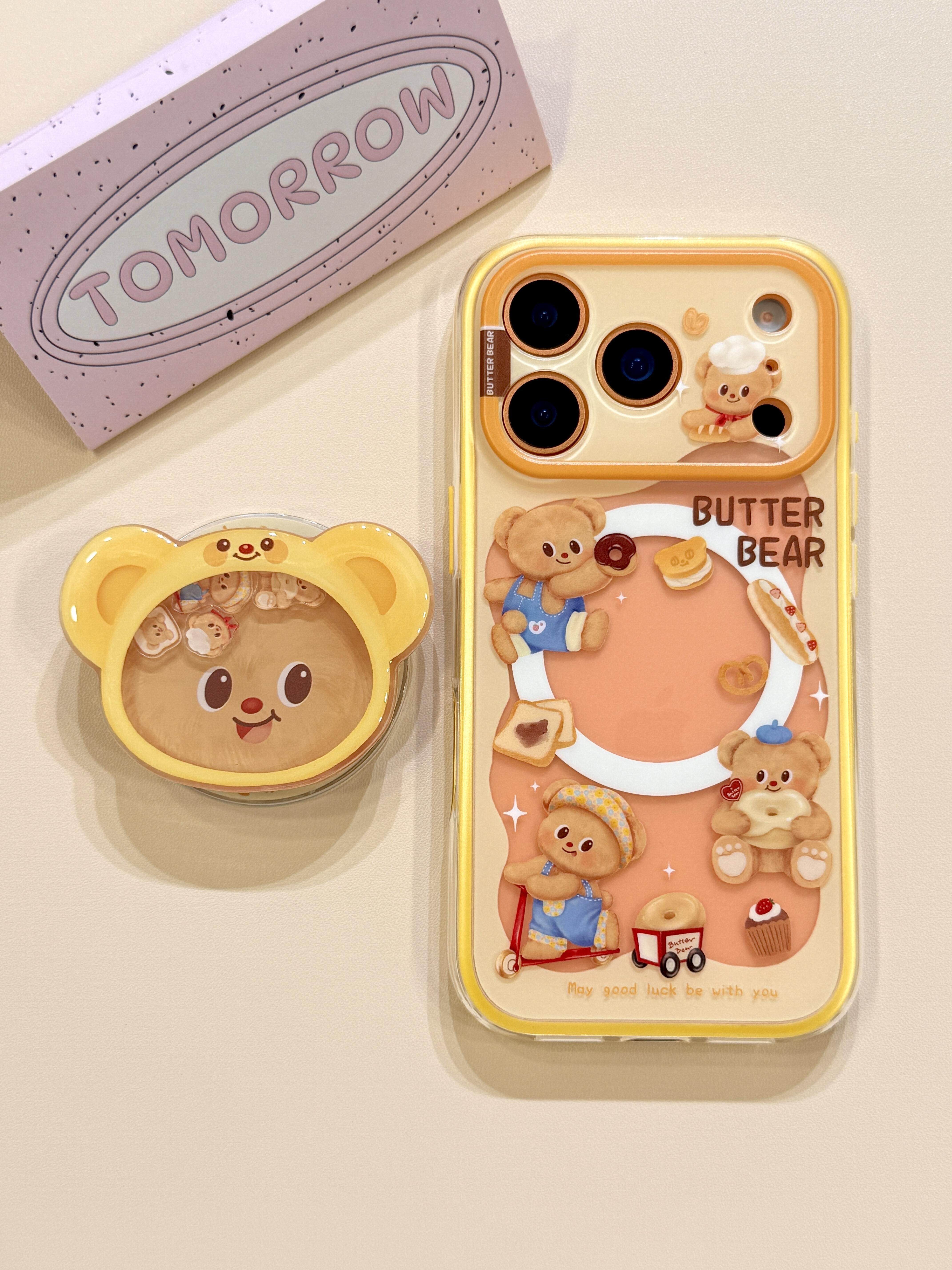 趣味可爱滑板黄油小熊磁吸适用于17/17pro手机壳17promax适用16promax双面16pro苹果15pro卡通iPhone16,3C数码配件,手机保护套/壳,淘宝优惠券,粉丝福利购,淘宝优惠卷