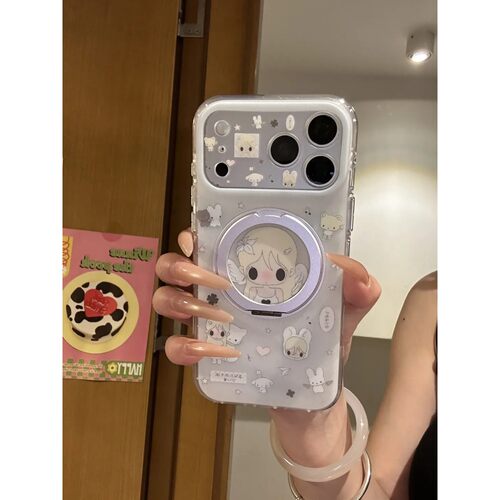 芝士.旋转一体野有上秋简约ins手机壳17promax保护iphone15女iPhone16pro双层iphone16卡通iPhone17苹果15pro