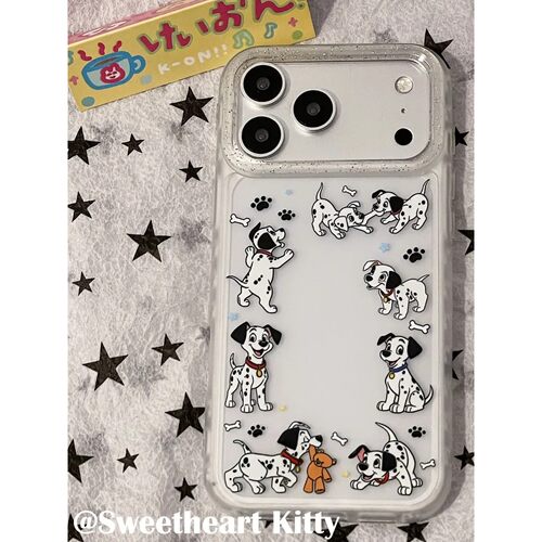 磨砂可爱斑点狗狗简约ins手机壳17promax保护iphone15女iPhone16pro双层iphone16卡通iPhone17苹果15pro