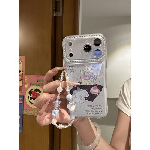 镶钻全包小象野餐简约ins手机壳17promax保护iphone15女iPhone16pro双层iphone16卡通iPhone17苹果15pro
