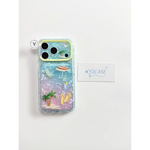 ins风夏日惬意简约ins手机壳17promax保护iphone15女iPhone16pro双层iphone16卡通iPhone17苹果15pro