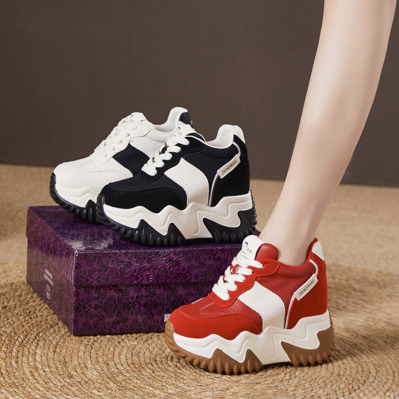 震地王2025秋季新款老爹鞋