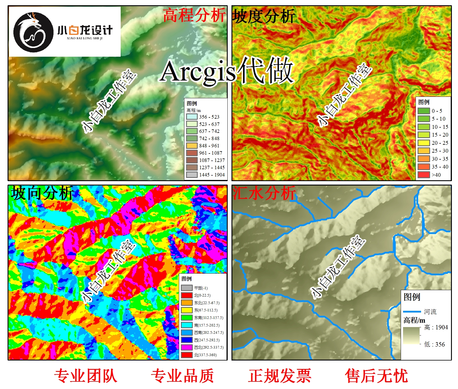 GIS代做ArcGIS代做空间分析GIS地图制作