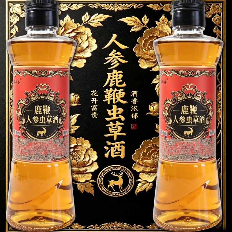 【假一赔十】正宗正品吉林双阳鹿鞭酒人参鹿茸血梅花鹿养生酒滋补