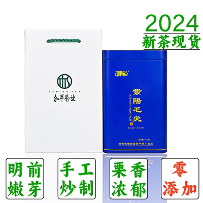 2024新茶紫阳手工毛尖