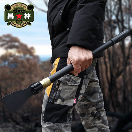 昌林多功能工兵镐铲子1531户外野营铁镐折叠洋镐十字镐挖树根钓鱼