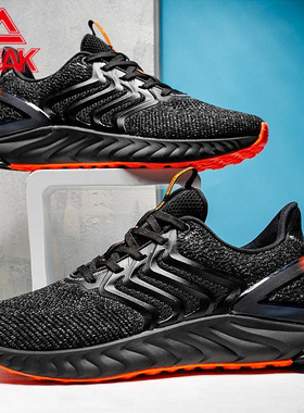 匹克态极天择跑鞋男秋季网面飞织透气跑步鞋男轻便耐磨运动鞋男