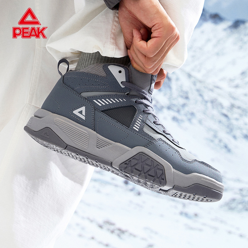 匹克棉鞋加绒保暖男防滑耐磨