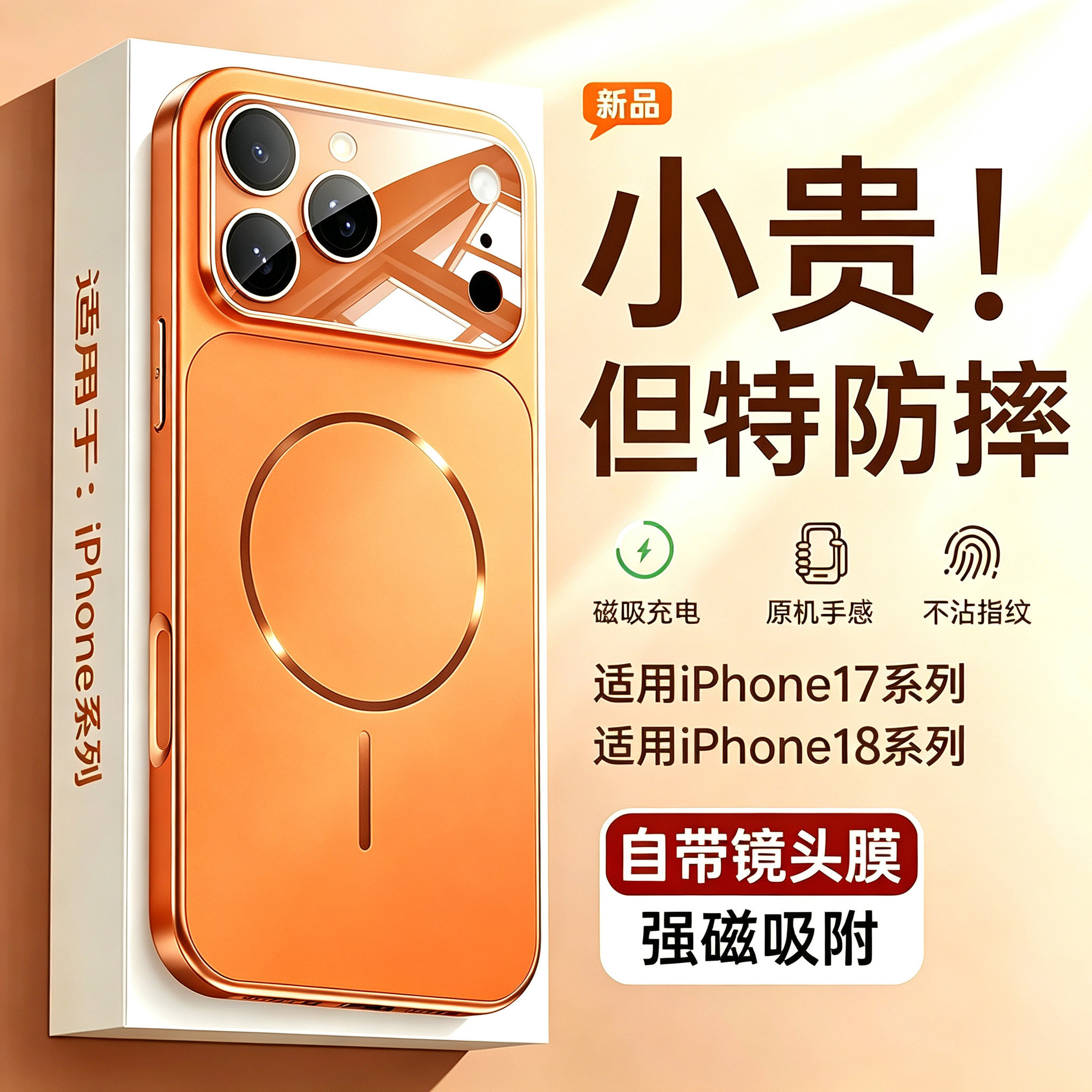 官方顶配┃适用苹果17新款磁吸壳图片