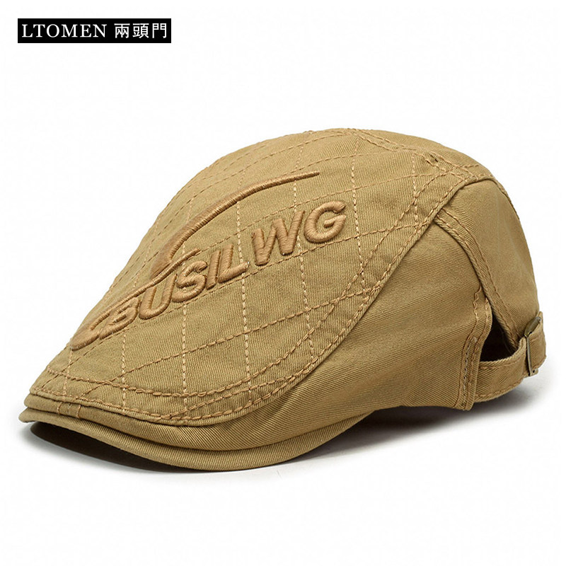 贝雷帽男春秋季韩版前进帽