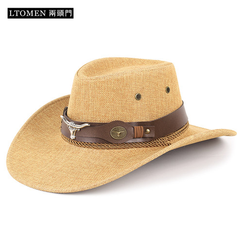 牛仔帽户外男夏季遮阳出游大檐