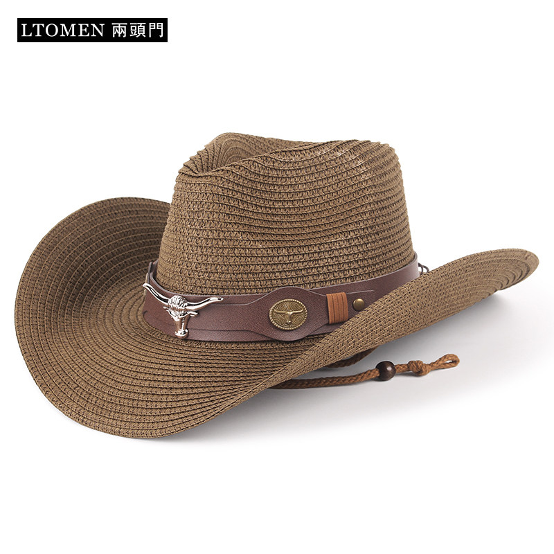 两头门牛仔帽出游休闲男女宽檐