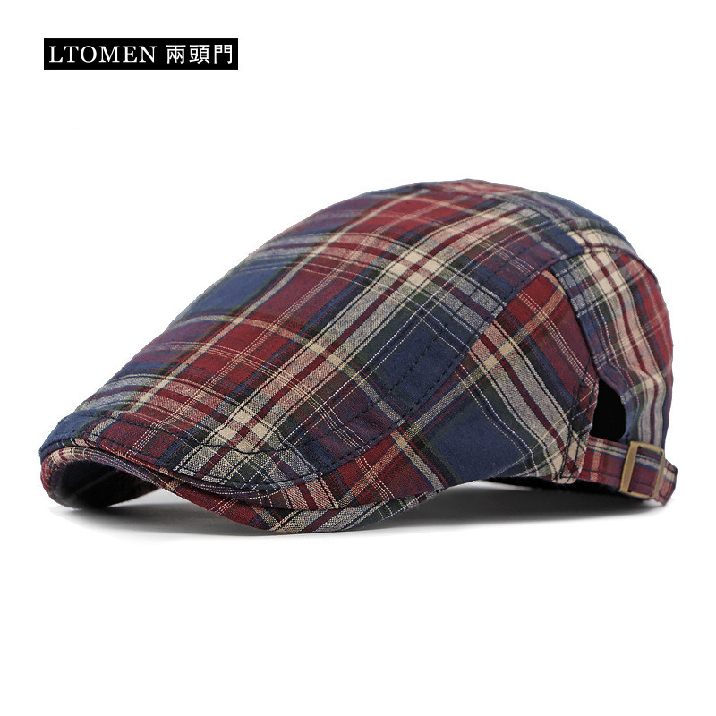 两头门鸭舌帽逛街休闲男女四季短